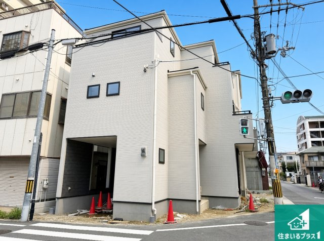 ◆松原市天美東　第3期　新築一戸建ての外観|現在の進捗状況です！順調に作業進行中、完成が待ち遠しいです！詳細の間取り等、お気軽にお問い合わせください！