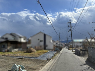 【前面道路含む現地写真】 | 大津市坂本6丁目23-17　新築戸建