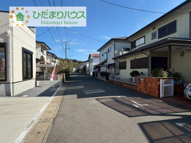 【前面道路含む現地写真】 | 我孫子市つくし野11期　新築戸建 | 前面道路幅6ｍ☆車の出入りもラクラクできちゃいます(^^♪