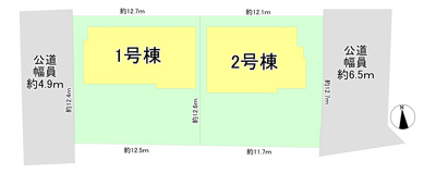 【区画図】 | 大津市坂本6丁目23-17　新築戸建