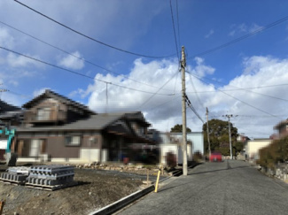 【前面道路含む現地写真】 | 大津市坂本6丁目23-17　新築戸建