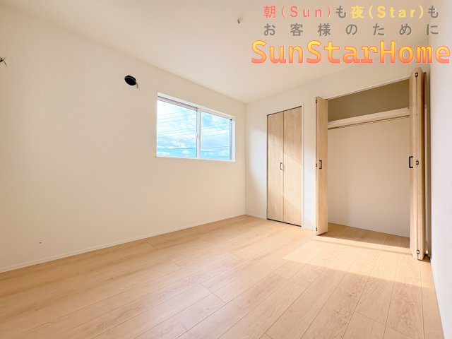 【サンスターホーム】瑞穂町殿ヶ谷　省エネ新築戸建1号棟の洋室
