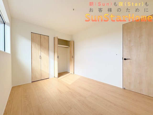 【サンスターホーム】瑞穂町殿ヶ谷　省エネ新築戸建1号棟の洋室