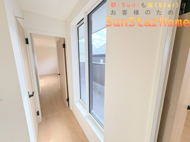 【サンスターホーム】瑞穂町殿ヶ谷　省エネ新築戸建1号棟のバルコニー