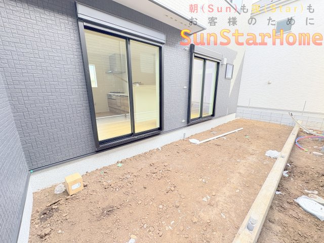 【サンスターホーム】瑞穂町殿ヶ谷　省エネ新築戸建1号棟の庭