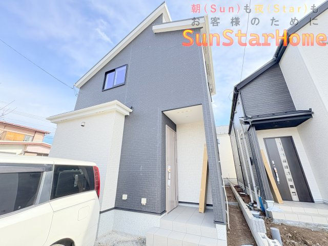 【サンスターホーム】瑞穂町殿ヶ谷　省エネ新築戸建1号棟の外観