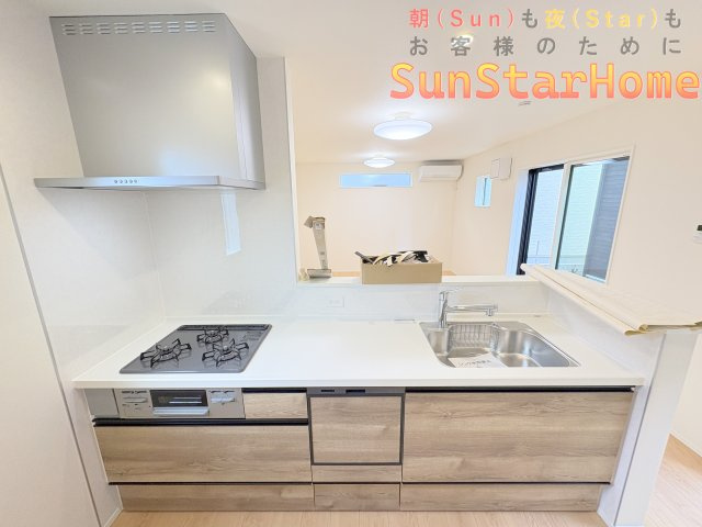 【サンスターホーム】瑞穂町殿ヶ谷　省エネ新築戸建1号棟のキッチン