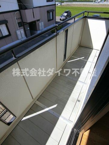 メゾン・ヴィクトワール　A棟のバルコニー