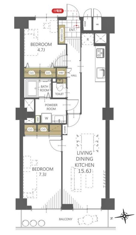 東村山スカイハイツB棟