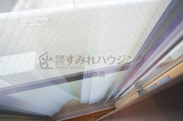 宝塚市泉町の事務所のバルコニー