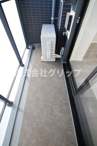 Le'a横濱和田町弐番館のバルコニー