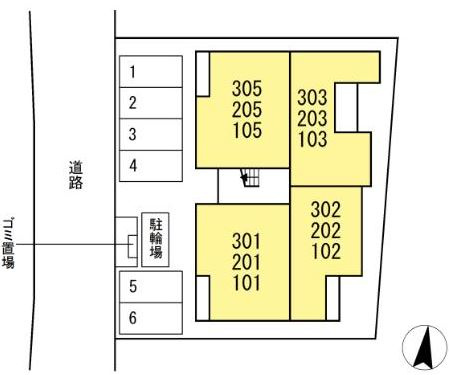 D Paina 子母口Ⅱの区画図