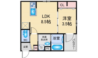 【間取り】 | robot　home　高畑Ⅲ | 略図の為、現状優先