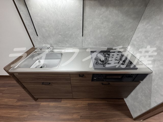 マンション彩景のキッチン|きれいなキッチンです