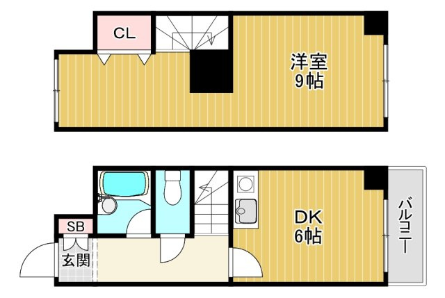 【間取り】 | エフアール城東中央(旧エスコーポ城東)