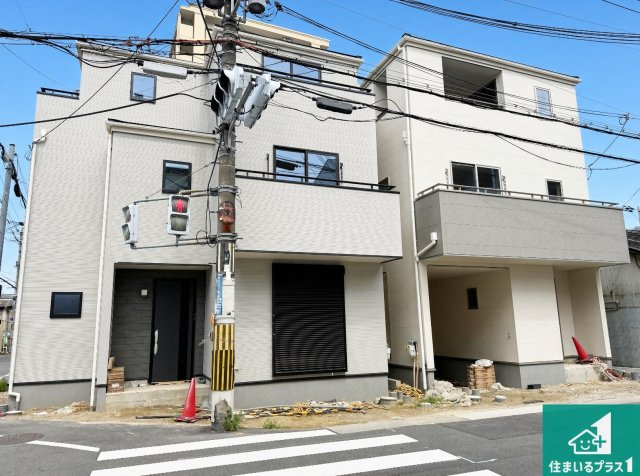 松原市天美東　第3期　新築一戸建ての外観|現在建築中！落ち着いた街並みで新生活を始めることが出来そう！周辺の物件も併せてご紹介させて頂きます！