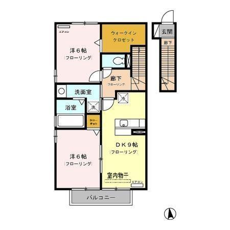 センターヒルズ　弐番館の間取り