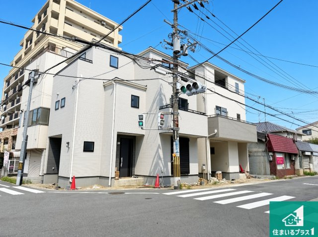 松原市天美東　第3期　新築一戸建ての外観|現在の進捗状況です！順調に作業進行中、完成が待ち遠しいです！詳細の間取り等、お気軽にお問い合わせください！