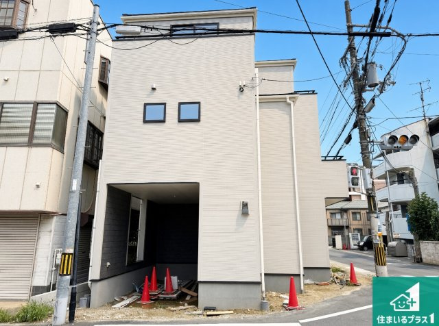 松原市天美東　第3期　新築一戸建ての外観|現在の進捗状況です！順調に作業進行中、完成が待ち遠しいです！詳細の間取り等、お気軽にお問い合わせください！
