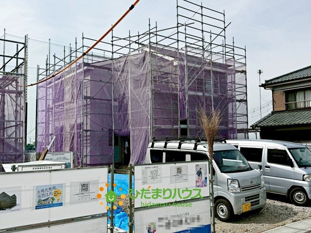 加須市日出安　新築一戸建て　03　リーブルガーデンの外観|2026/4/18　撮影