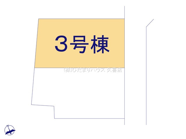 加須市日出安　新築一戸建て　03　リーブルガーデンの区画図|全3棟