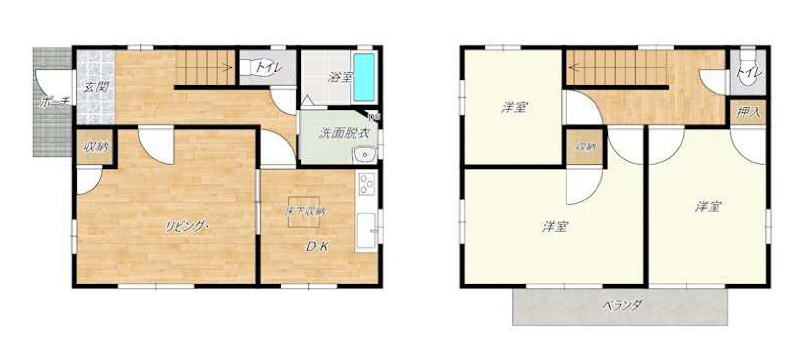【中古戸建】高崎市双葉町の間取り|■間取り図｜敷地面積：147.51（約44.62坪）　建物面積：91.62（約27.71坪）