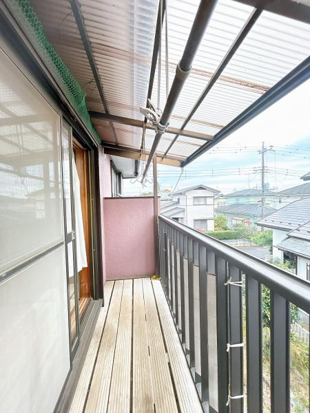 龍ケ崎市松葉１丁目　中古戸建のバルコニー|【内外装リフォーム中1/12更新】