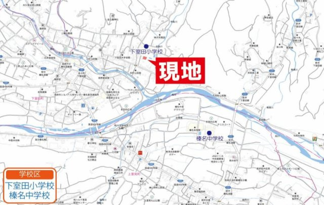 【中古】高崎市下室田町　７DK＋Sの地図