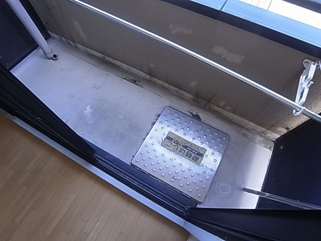 神戸市長田区久保町３丁目の賃貸マンションのバルコニー