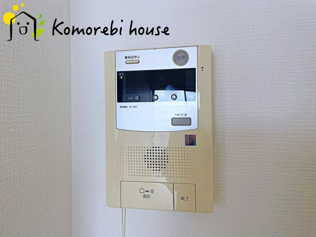 東建ニューハイツ北鴻巣の防犯設備|モニター付インターホンです