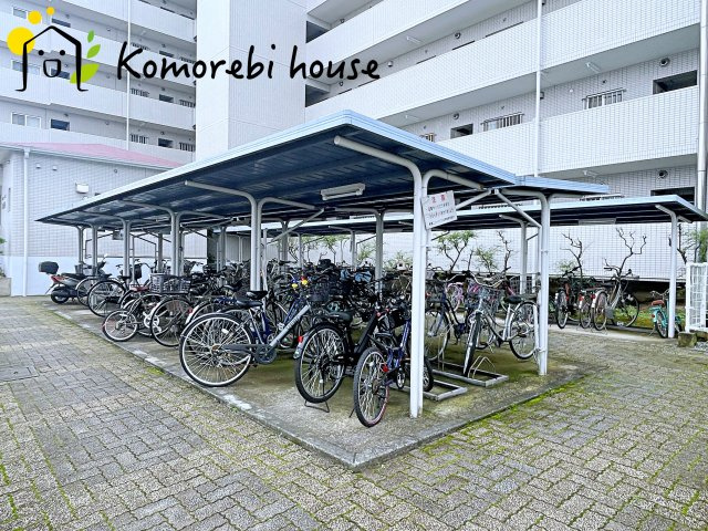 東建ニューハイツ北鴻巣の駐輪場|駐輪場です