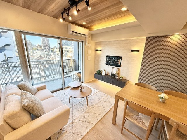 イニシア墨田押上　5階　リ　フォーム済の居間・リビング