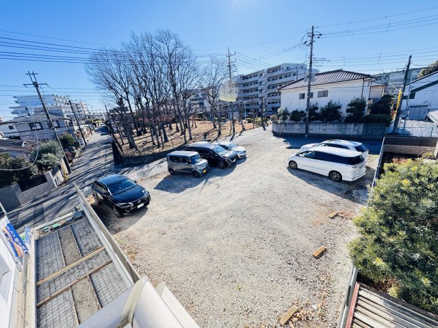 松戸市常盤平４丁目新築戸建【常盤平第二小学校：7分】の展望|バルコニーより南側眺望