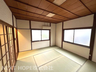 【和室】 | 尼崎市金楽寺町２丁目　オーナーチェンジ物件 | ２階和室８帖です♪エアコン付きです！！※只今賃貸中です。賃貸前の画像です。