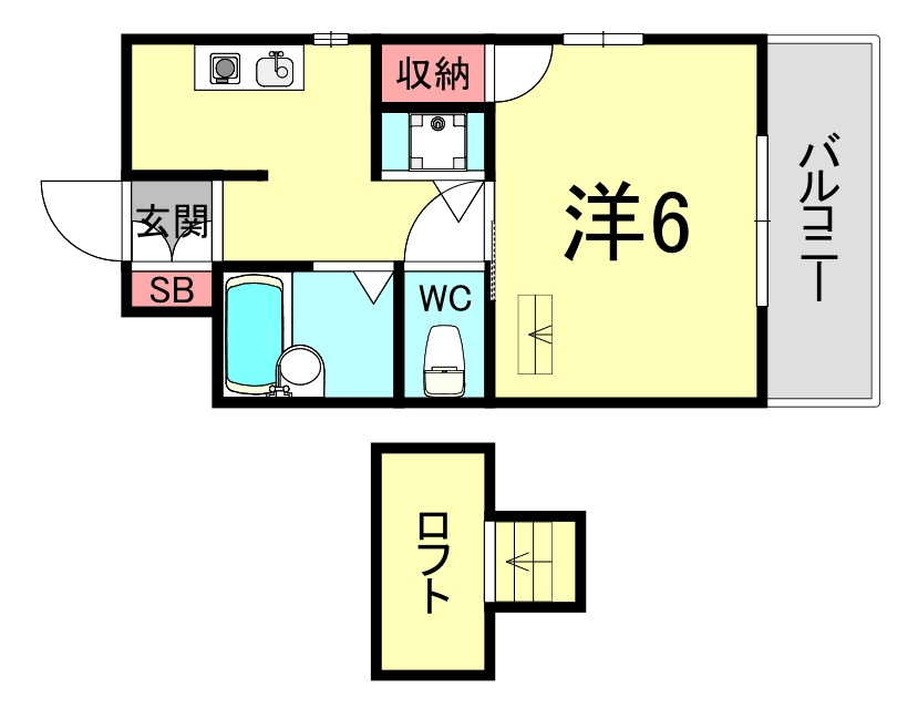 エステムコート東灘の間取り