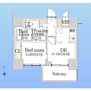 エスライズ難波Ⅲの間取り