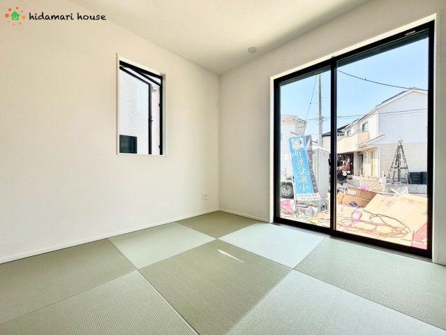 北本市下石戸下4期　新築戸建　グラファーレ01の和室|1階和室：4.5帖