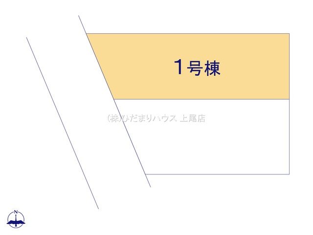 北本市下石戸下4期　新築戸建　グラファーレ01の区画図