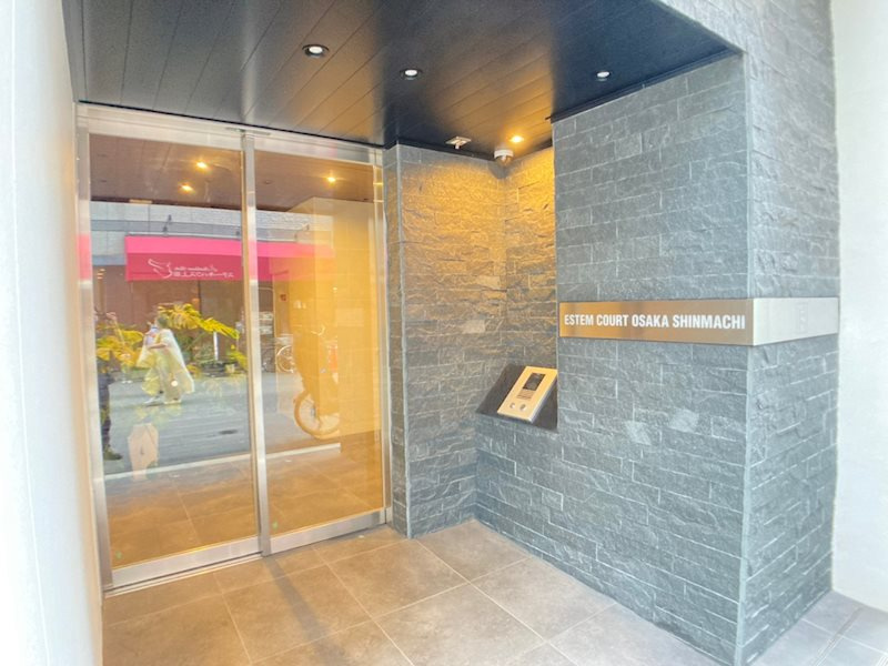 エステムコート大阪新町のロビー|落ち着いたロビーです