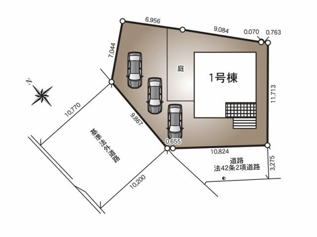 高知市種崎（新築）の区画図