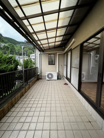 熱海市　山手町のバルコニー