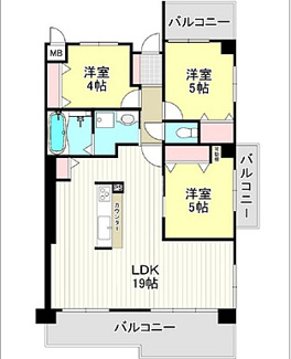 【間取り】 | イーストヒルズ矢野