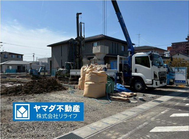 リーブルガーデン　岐阜市河渡　全5区画分譲の外観|「現地（2026年2月3日）撮影」　
■外観写真　
■ヤマダ不動産　株式会社リライフ　