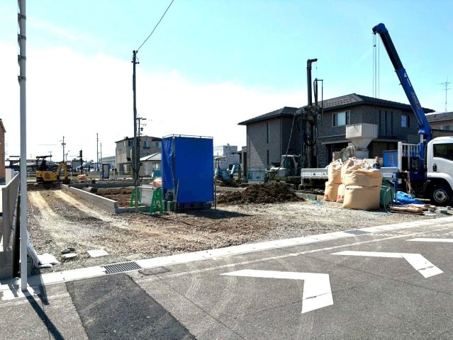 リーブルガーデン　岐阜市河渡　全5区画分譲の外観|「現地（2026年2月3日）撮影」　
■全体写真　
■ヤマダ不動産　株式会社リライフ　