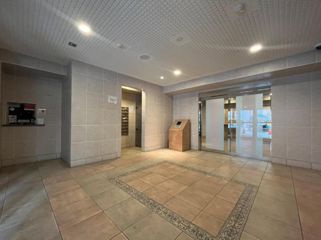 蔵前アムフラットのエントランス