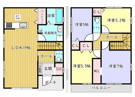 「明石駅徒歩12分」「駐車3台可」材木町　限定1棟の間取り
