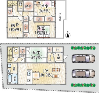【間取り】 | 半町4丁目 | 1号地