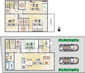【間取り】 | 半町4丁目 | 2号地