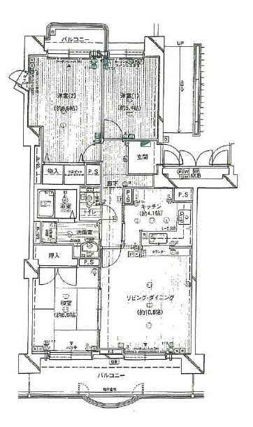 あべのベレーザの間取り