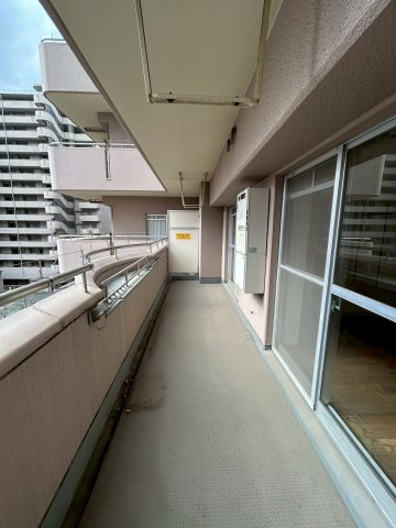 あべのベレーザのバルコニー